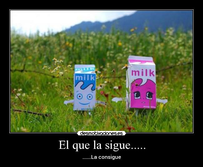 El que la sigue..... - .......La consigue