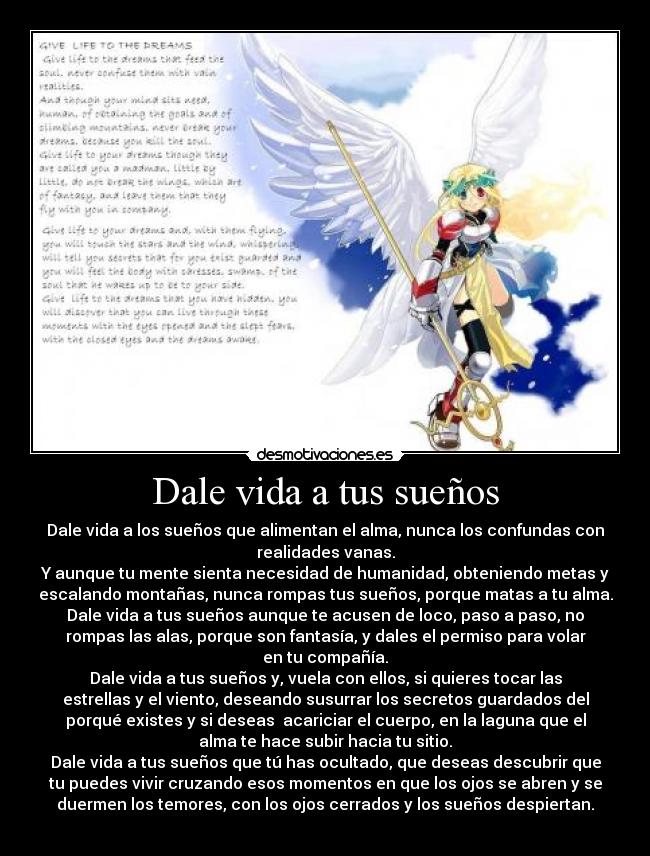 carteles vida poema valquirie profile desmotivaciones