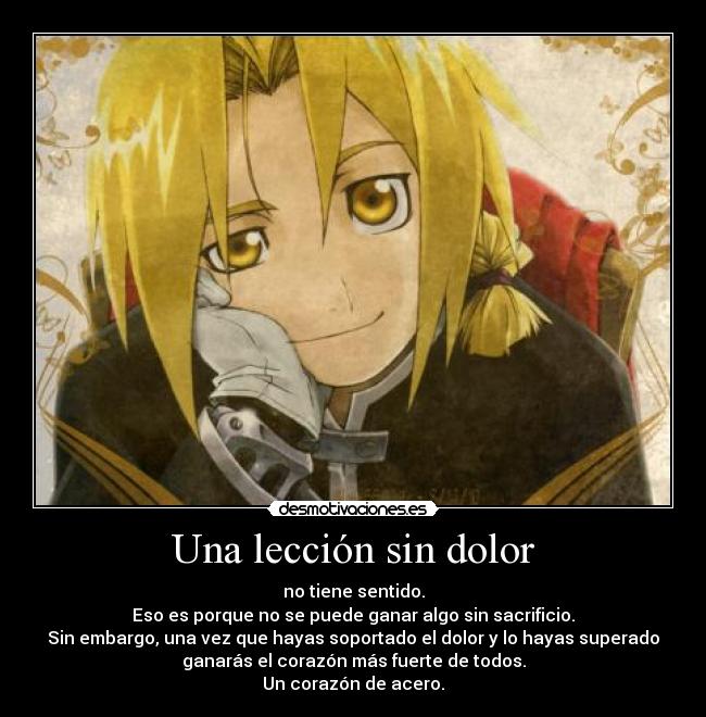 Una lección sin dolor -