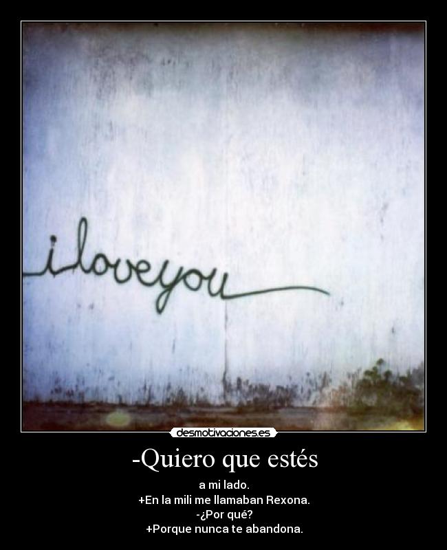 -Quiero que estés - 