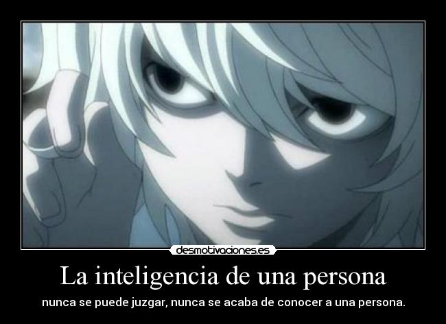 La inteligencia de una persona - 