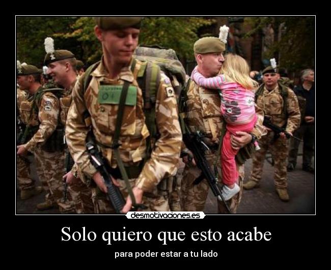 Solo quiero que esto acabe -