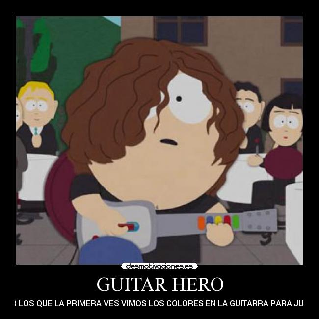 GUITAR HERO - POR LOS QUE LA PRIMERA VES VIMOS LOS COLORES EN LA GUITARRA PARA JUGAR
