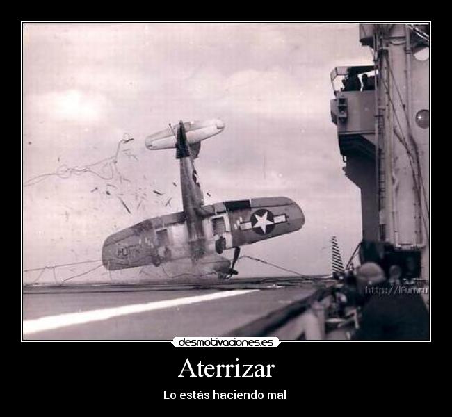Aterrizar -