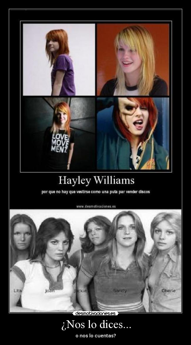 ¿Nos lo dices... - o nos lo cuentas?