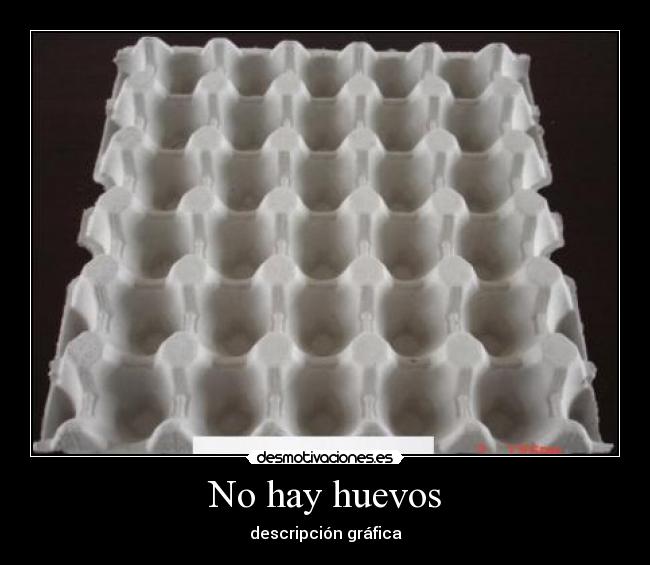 No hay huevos - descripción gráfica