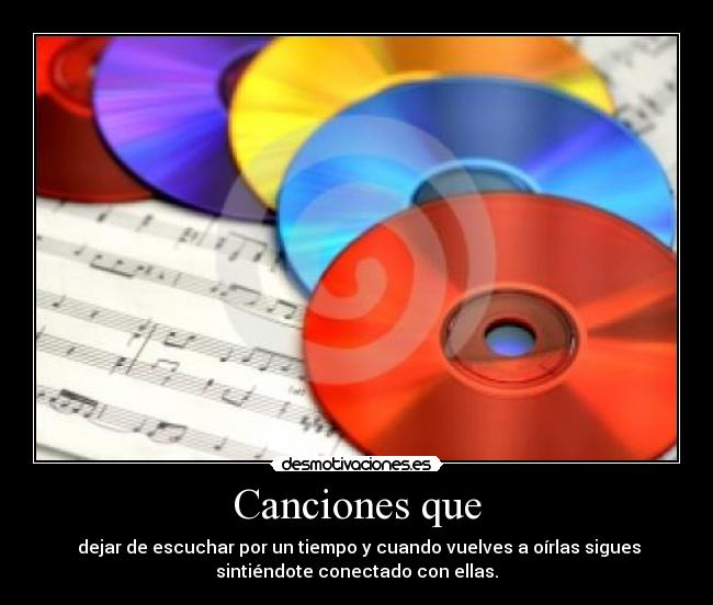 Canciones que -