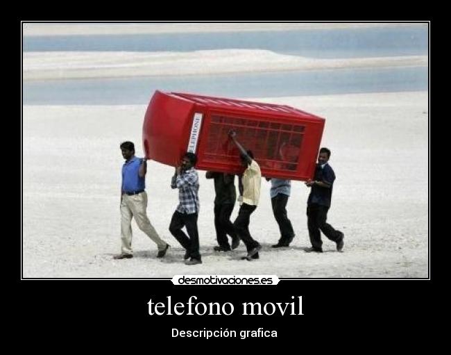 telefono movil - Descripción grafica