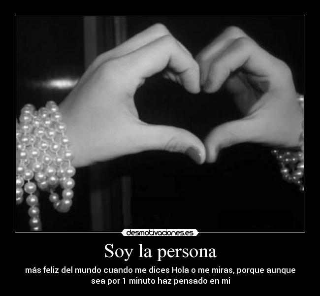 Soy la persona -