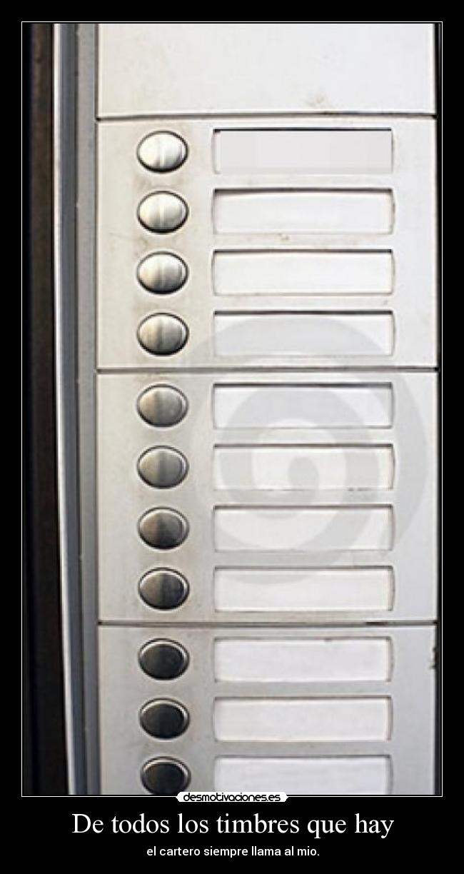 De todos los timbres que hay - 