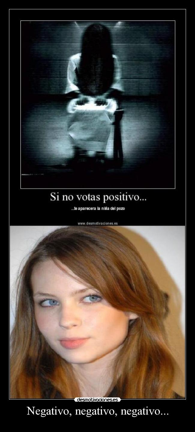 Negativo, negativo, negativo... -