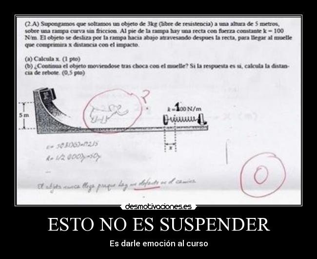 ESTO NO ES SUSPENDER -