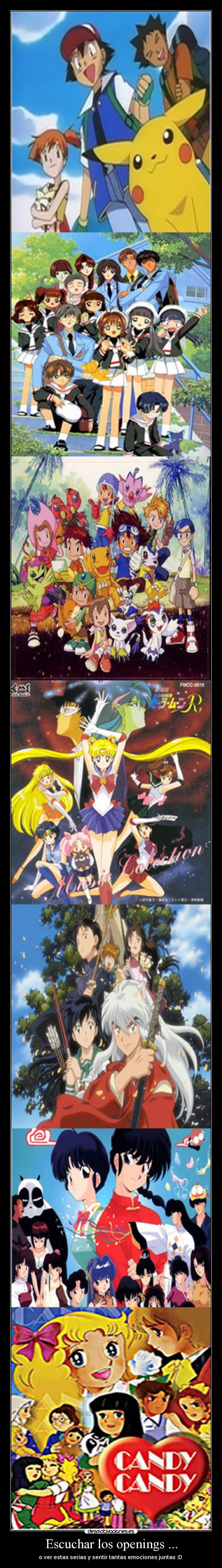 Escuchar los openings ... -