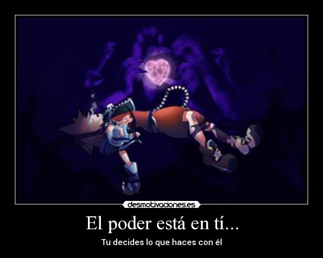 carteles poder fuerza friki corazon decidir hacer el desmotivaciones