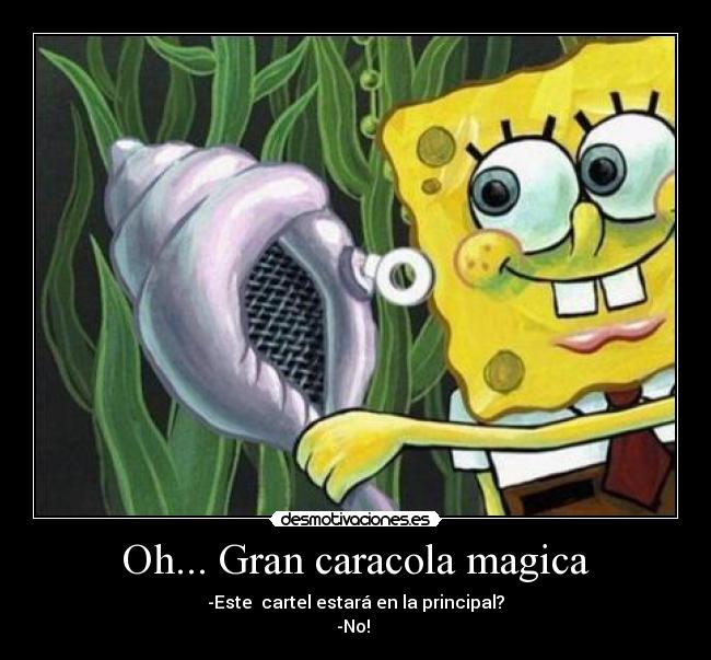 Oh... Gran caracola magica - 