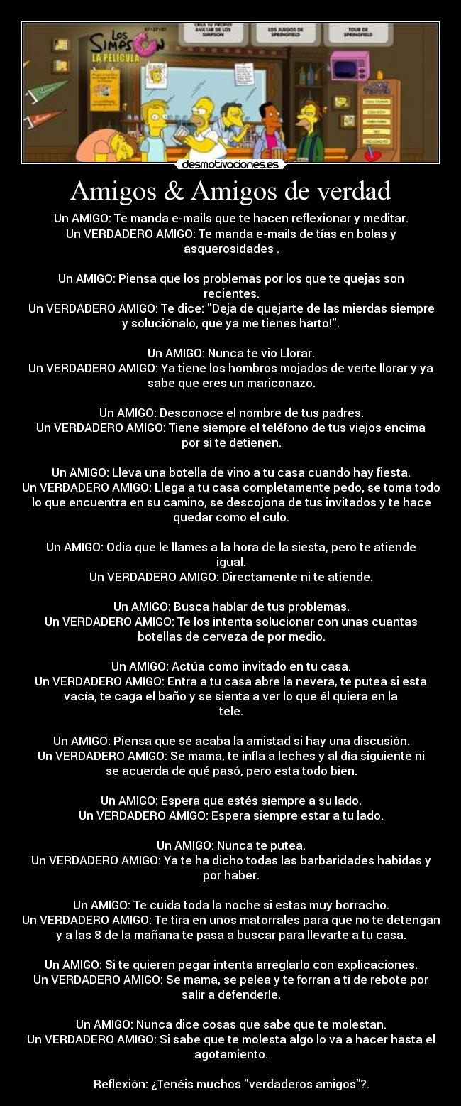 Amigos & Amigos de verdad -