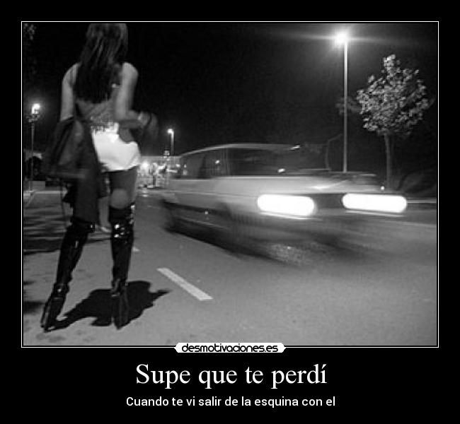 Supe que te perdí - Cuando te vi salir de la esquina con el