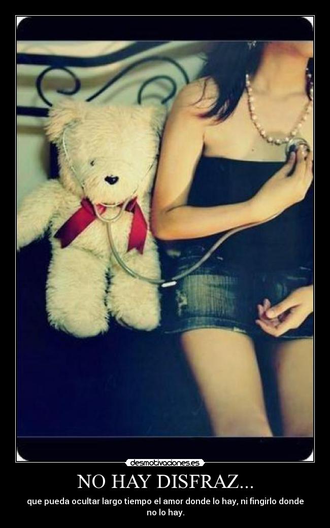 NO HAY DISFRAZ... - 