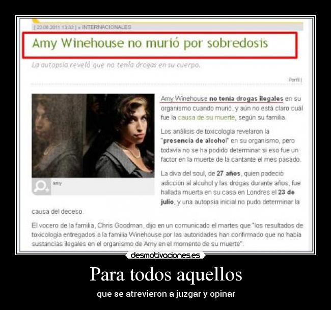 Para todos aquellos - 