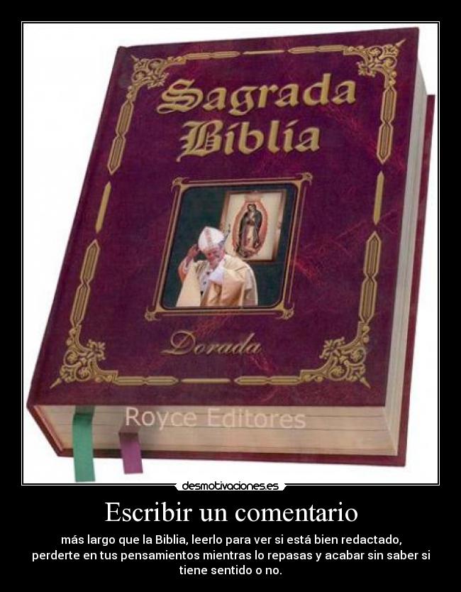 carteles santa biblia desmotivaciones