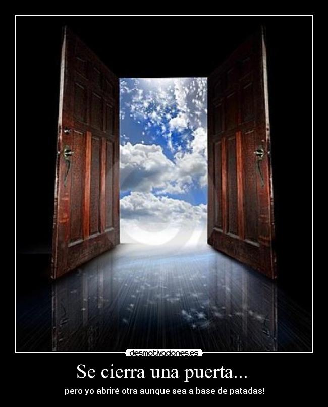 Se cierra una puerta...  - 