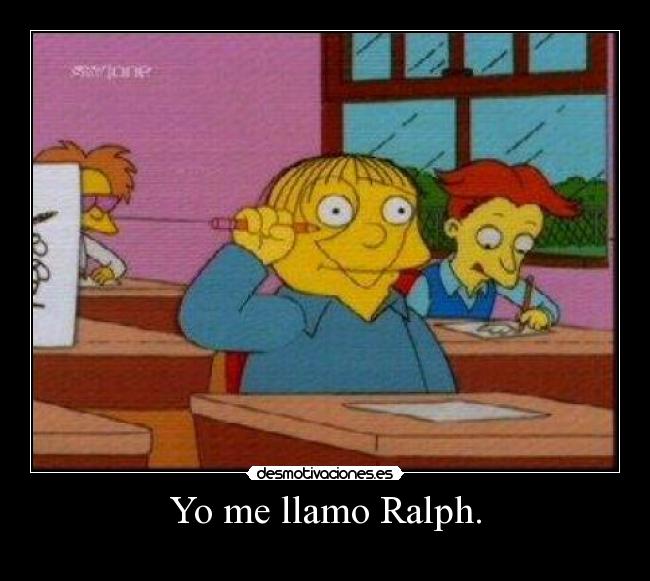 Yo me llamo Ralph. - 