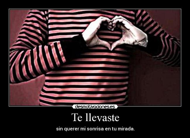 Te llevaste - 