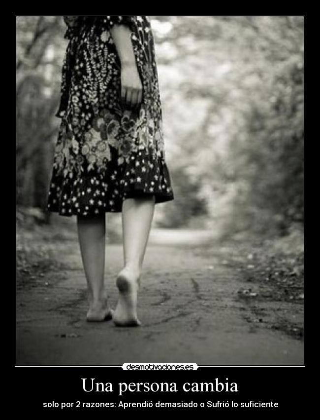 Una persona cambia - 