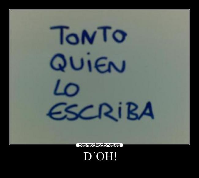 D´OH! -