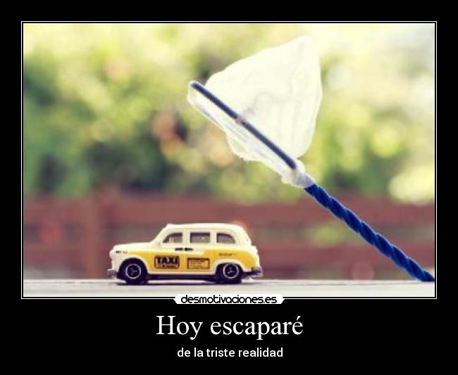 Hoy escaparé -