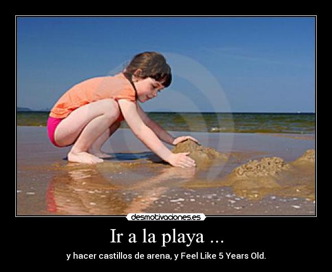 Ir a la playa ... -