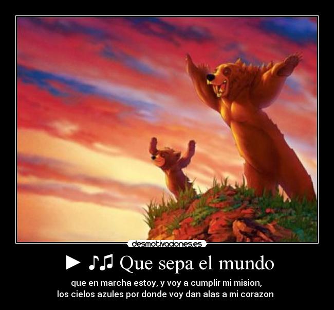► ♪♫ Que sepa el mundo - 