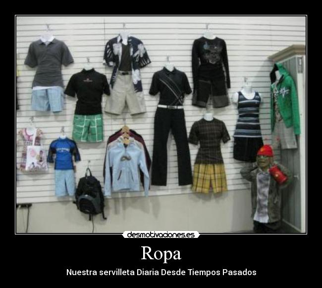 Ropa - Nuestra servilleta Diaria Desde Tiempos Pasados