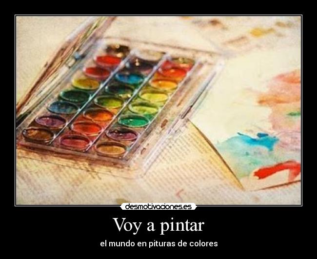 Voy a pintar -