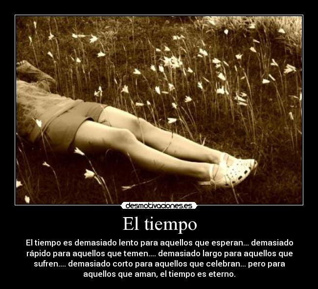 El tiempo - 