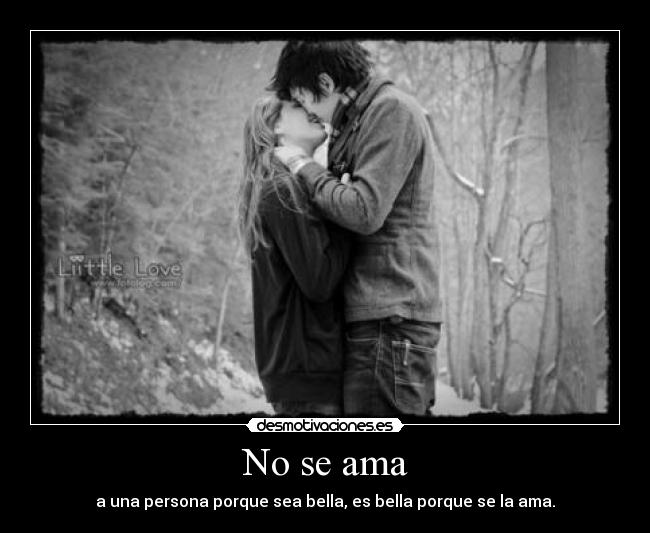 No se ama - 