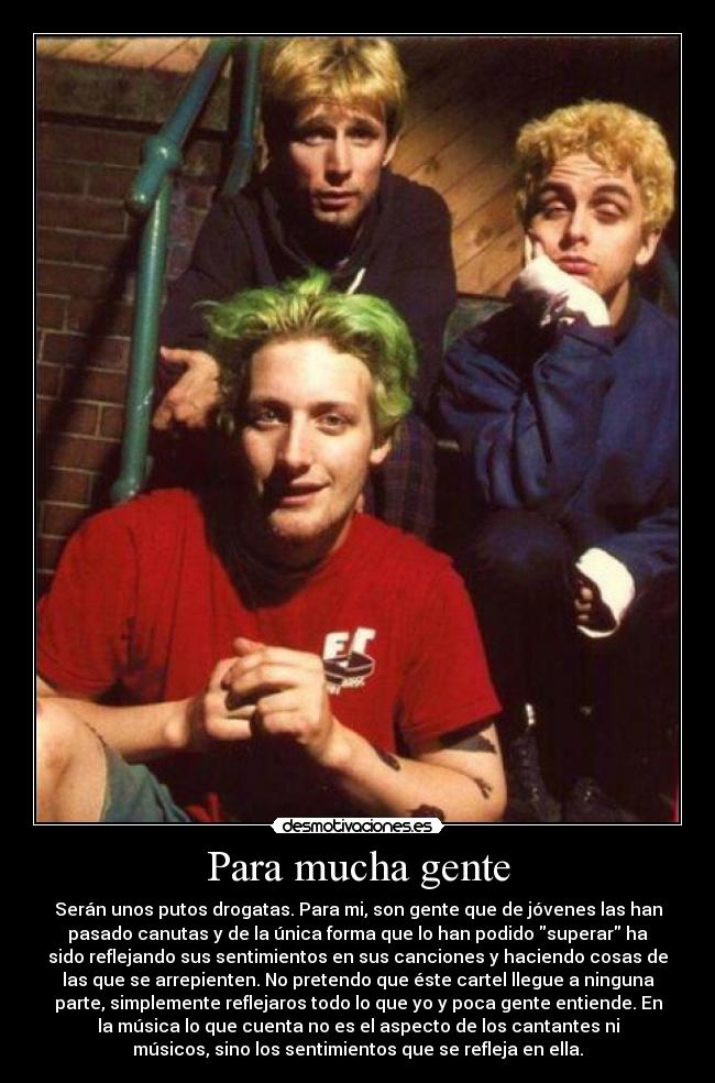 carteles green day desmotivaciones