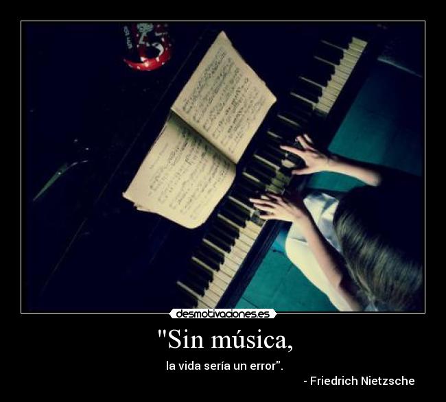 Sin música, - 