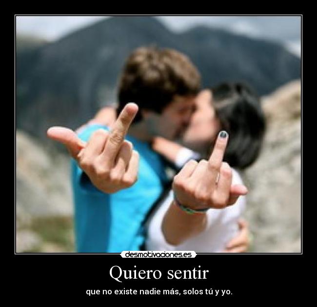 Quiero sentir - 