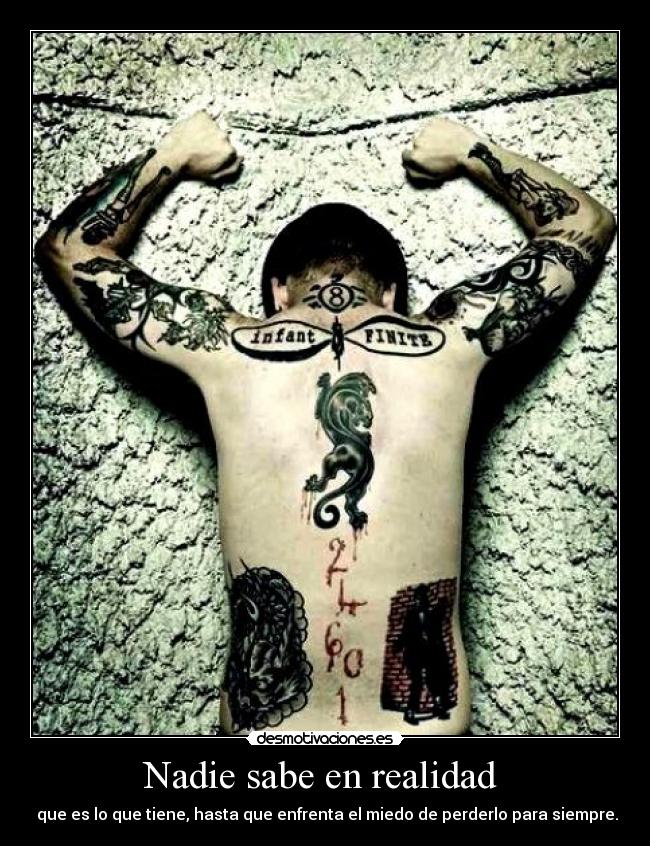 Nadie sabe en realidad -