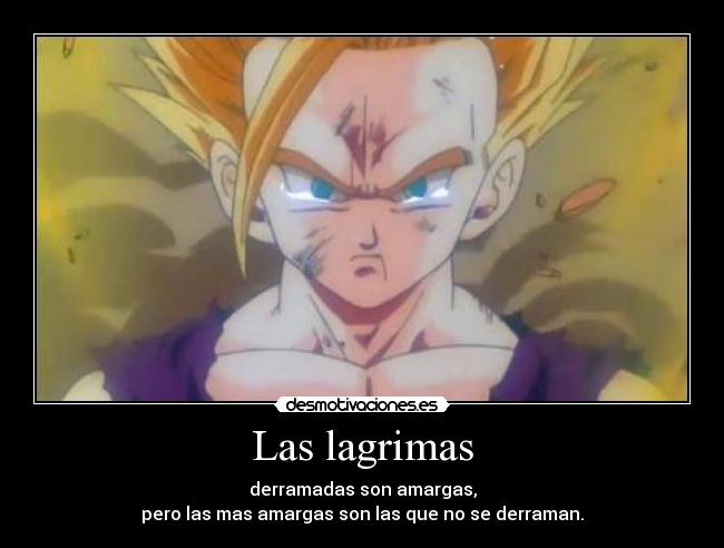 Las lagrimas - derramadas son amargas,
pero las mas amargas son las que no se derraman.