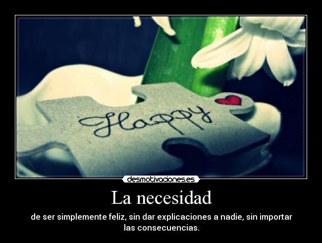La necesidad - 
