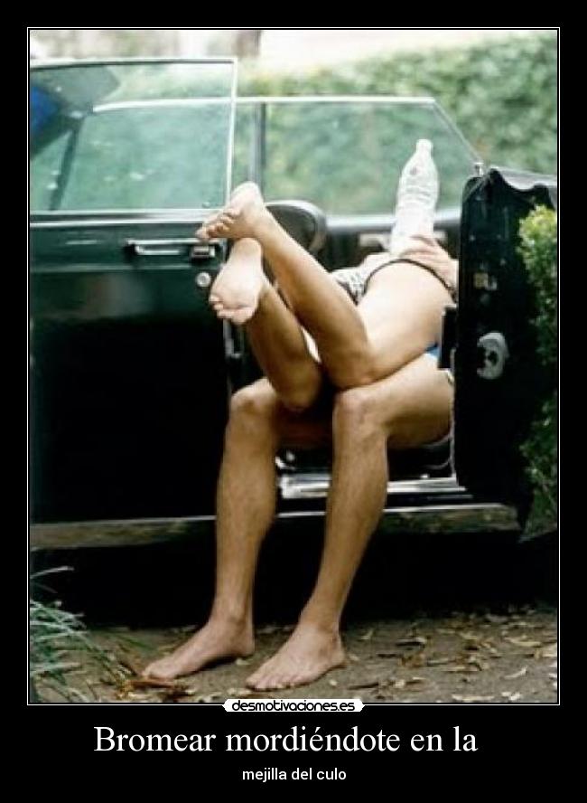 carteles bromear mordiendote desmotivaciones