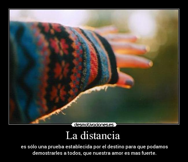 La distancia  - 