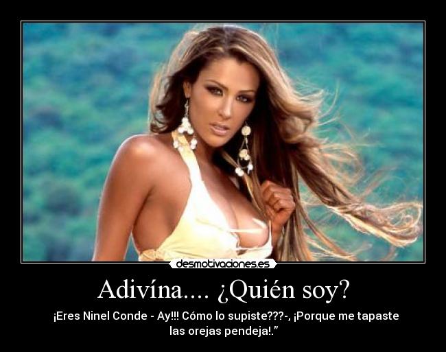 Adivína.... ¿Quién soy? -