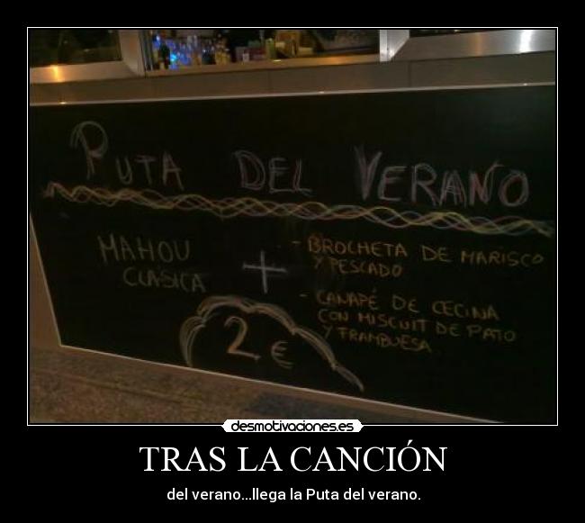 carteles puta verano desmotivaciones