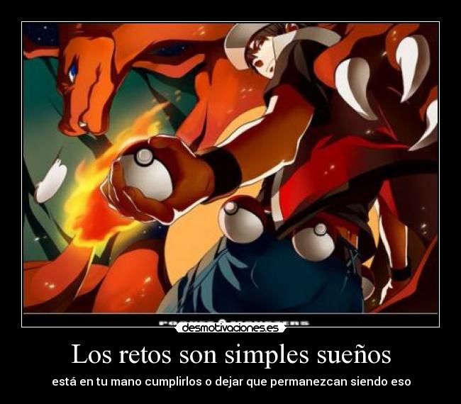 carteles los retos son simples suenos desmotivaciones