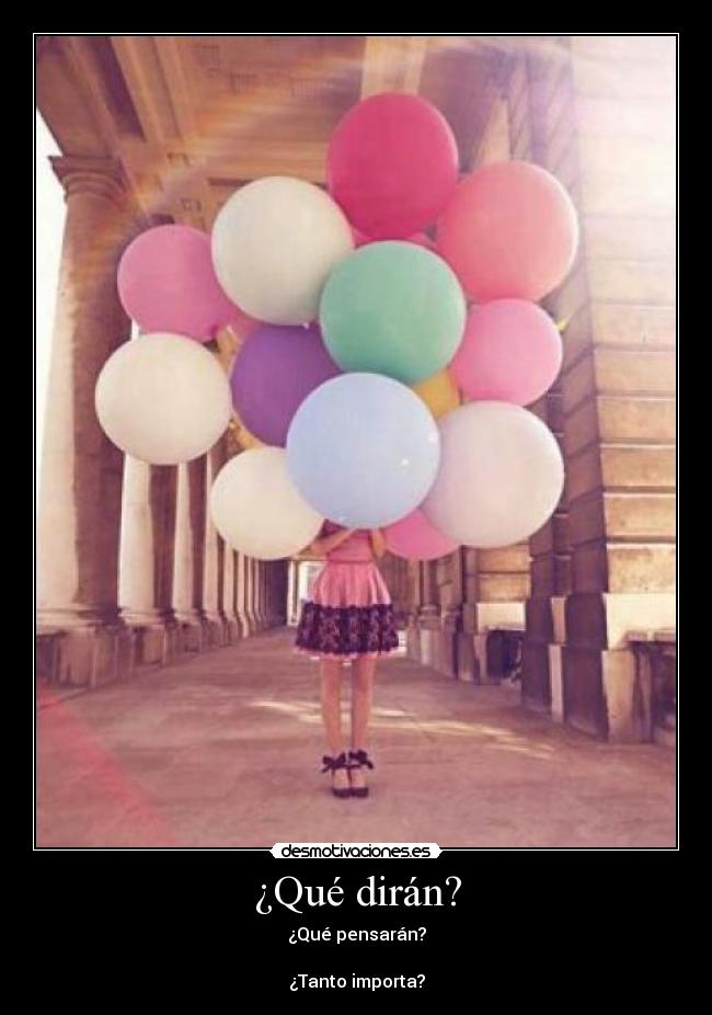 ¿Qué dirán? -