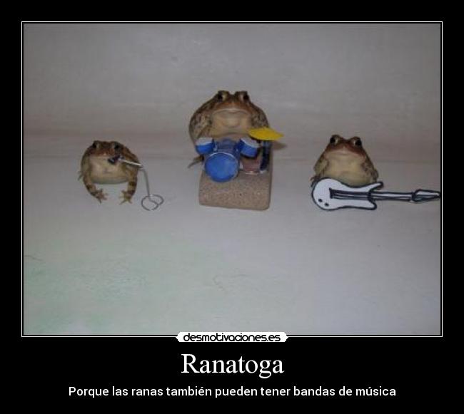 Ranatoga - Porque las ranas también pueden tener bandas de música
