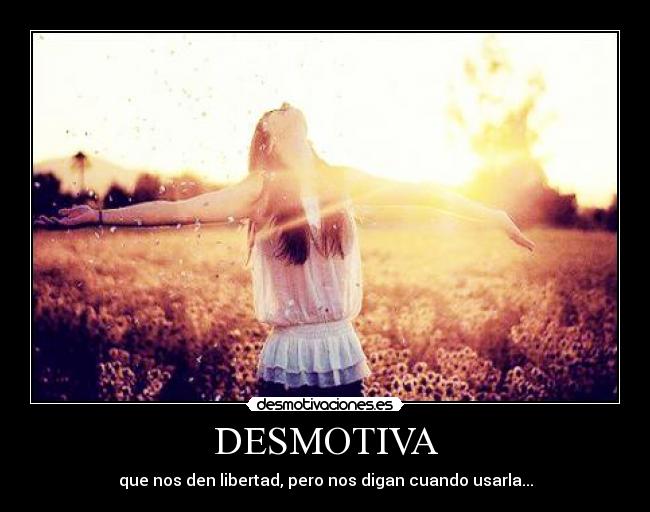 DESMOTIVA -